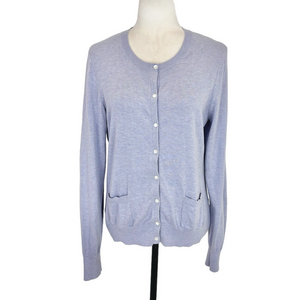 Banana Republic lilac cashmere blend cardigan